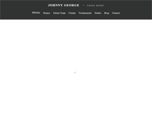 Tablet Screenshot of johnnygeorge.com